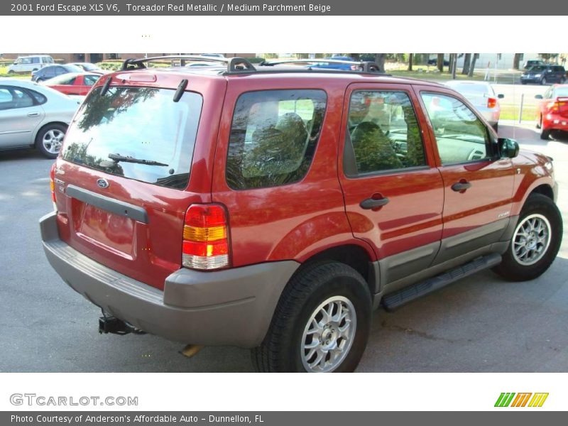 Toreador Red Metallic / Medium Parchment Beige 2001 Ford Escape XLS V6