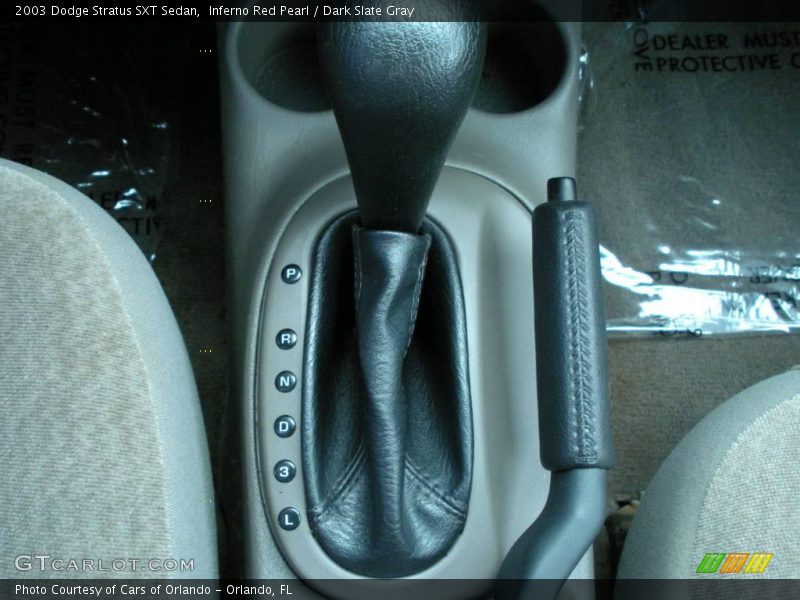 Inferno Red Pearl / Dark Slate Gray 2003 Dodge Stratus SXT Sedan