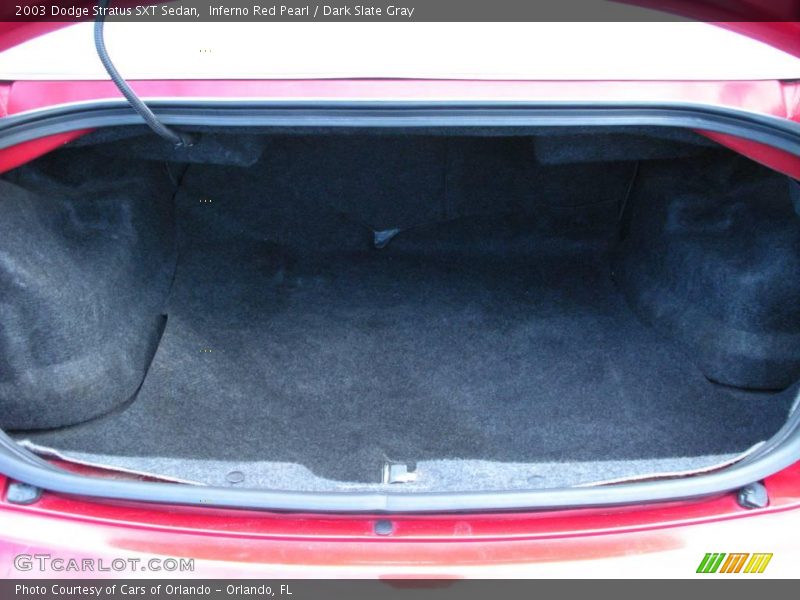 Inferno Red Pearl / Dark Slate Gray 2003 Dodge Stratus SXT Sedan