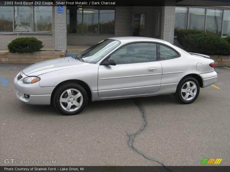 Silver Frost Metallic / Dark Charcoal 2003 Ford Escort ZX2 Coupe