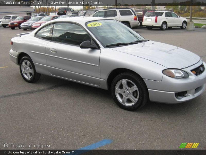 Silver Frost Metallic / Dark Charcoal 2003 Ford Escort ZX2 Coupe
