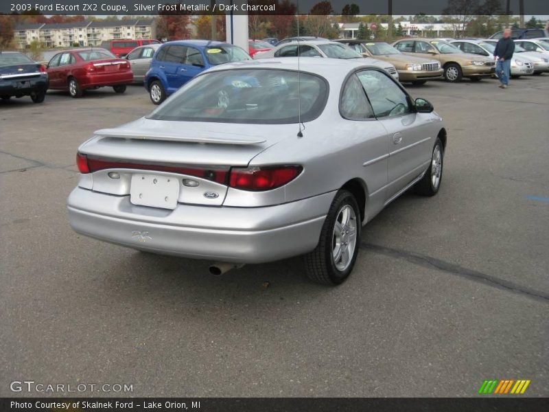 Silver Frost Metallic / Dark Charcoal 2003 Ford Escort ZX2 Coupe