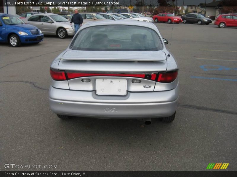 Silver Frost Metallic / Dark Charcoal 2003 Ford Escort ZX2 Coupe
