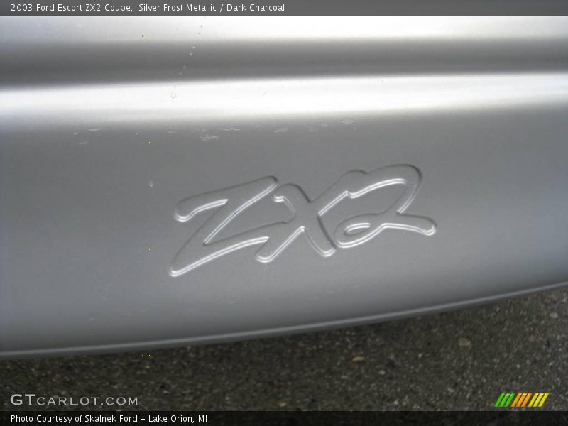 Silver Frost Metallic / Dark Charcoal 2003 Ford Escort ZX2 Coupe