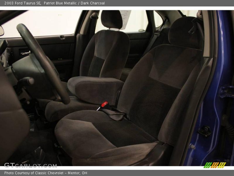 Patriot Blue Metallic / Dark Charcoal 2003 Ford Taurus SE