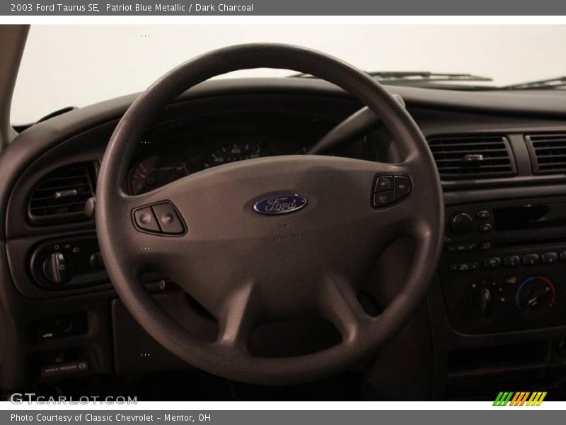 Patriot Blue Metallic / Dark Charcoal 2003 Ford Taurus SE