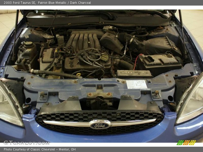 Patriot Blue Metallic / Dark Charcoal 2003 Ford Taurus SE