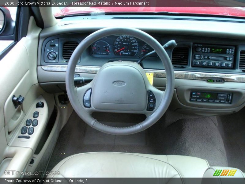 Toreador Red Metallic / Medium Parchment 2000 Ford Crown Victoria LX Sedan