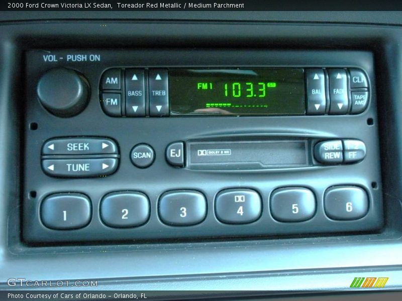 Toreador Red Metallic / Medium Parchment 2000 Ford Crown Victoria LX Sedan