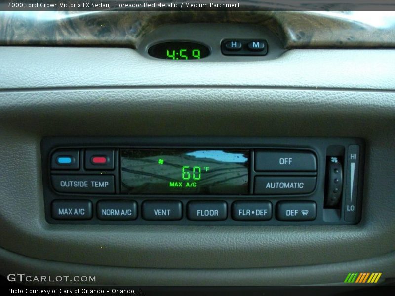 Toreador Red Metallic / Medium Parchment 2000 Ford Crown Victoria LX Sedan