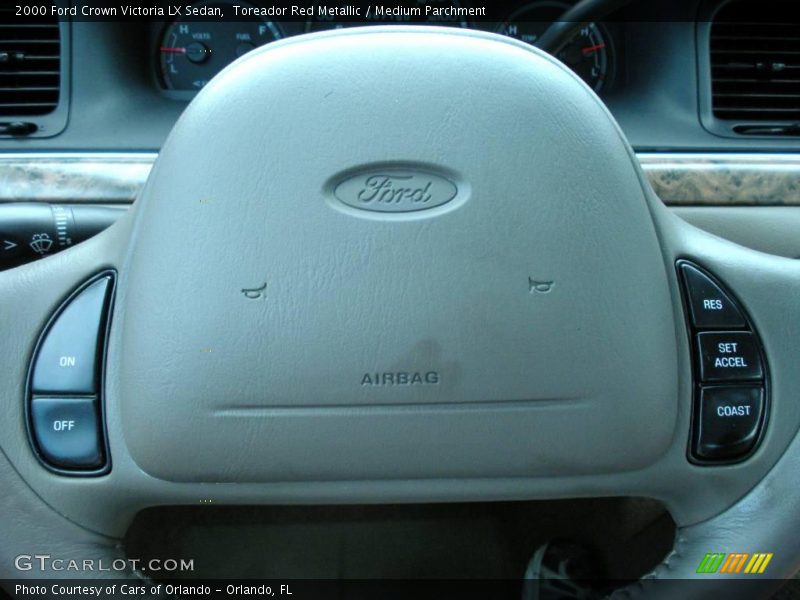 Toreador Red Metallic / Medium Parchment 2000 Ford Crown Victoria LX Sedan