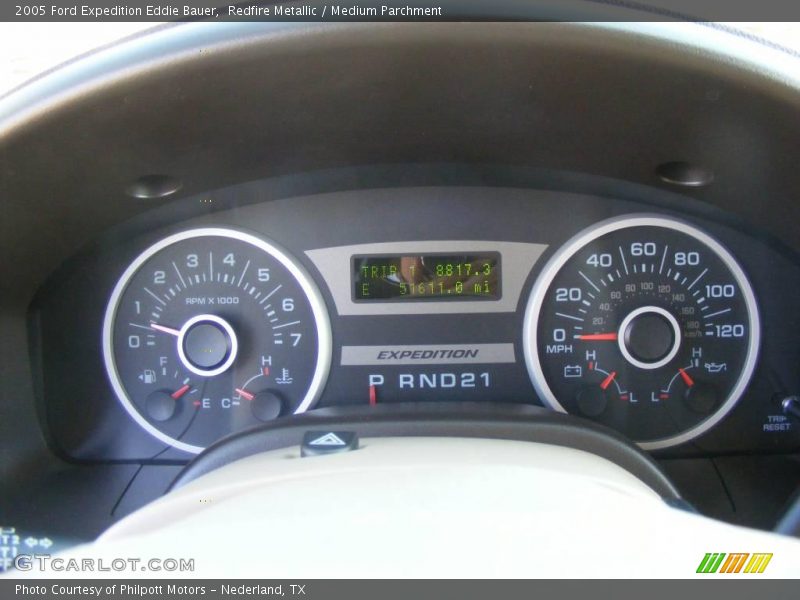 Redfire Metallic / Medium Parchment 2005 Ford Expedition Eddie Bauer