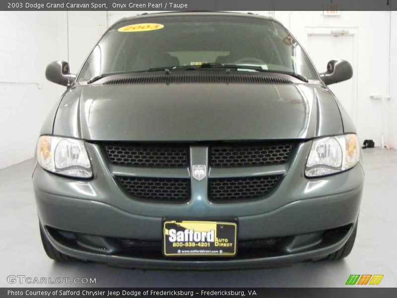 Onyx Green Pearl / Taupe 2003 Dodge Grand Caravan Sport