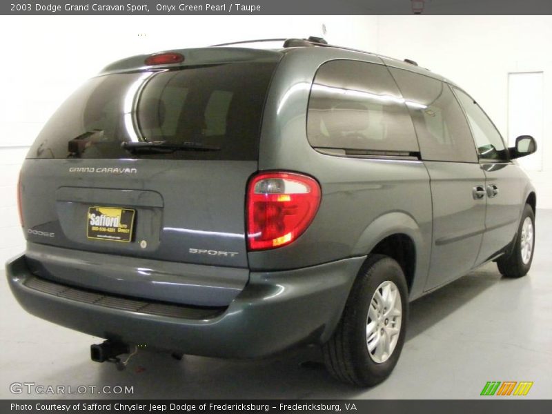 Onyx Green Pearl / Taupe 2003 Dodge Grand Caravan Sport