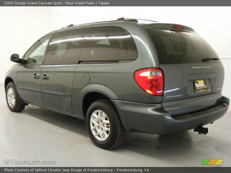 Onyx Green Pearl / Taupe 2003 Dodge Grand Caravan Sport