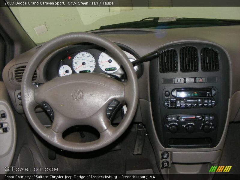 Onyx Green Pearl / Taupe 2003 Dodge Grand Caravan Sport