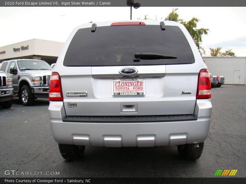 Ingot Silver Metallic / Camel 2010 Ford Escape Limited V6