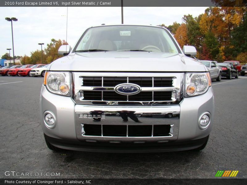 Ingot Silver Metallic / Camel 2010 Ford Escape Limited V6