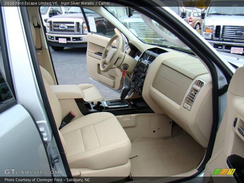 Ingot Silver Metallic / Camel 2010 Ford Escape Limited V6