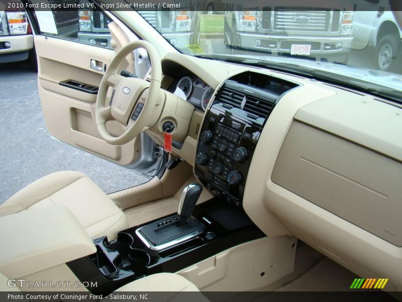 Ingot Silver Metallic / Camel 2010 Ford Escape Limited V6
