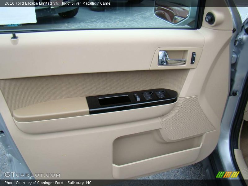 Ingot Silver Metallic / Camel 2010 Ford Escape Limited V6
