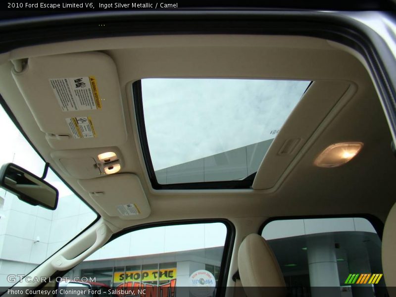 Ingot Silver Metallic / Camel 2010 Ford Escape Limited V6