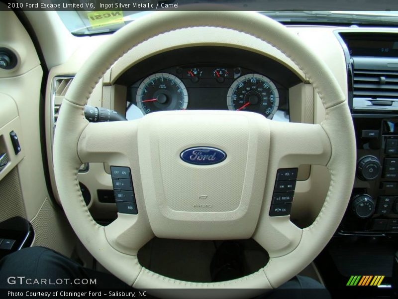 Ingot Silver Metallic / Camel 2010 Ford Escape Limited V6