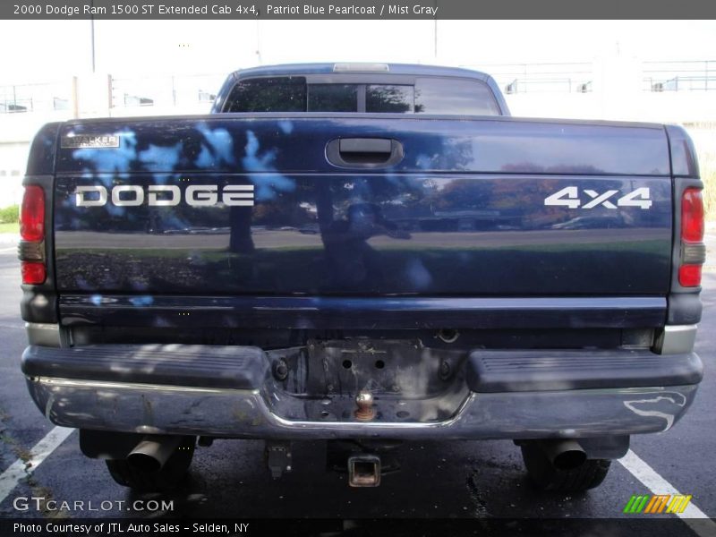 Patriot Blue Pearlcoat / Mist Gray 2000 Dodge Ram 1500 ST Extended Cab 4x4