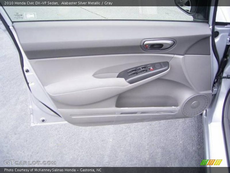 Alabaster Silver Metallic / Gray 2010 Honda Civic DX-VP Sedan