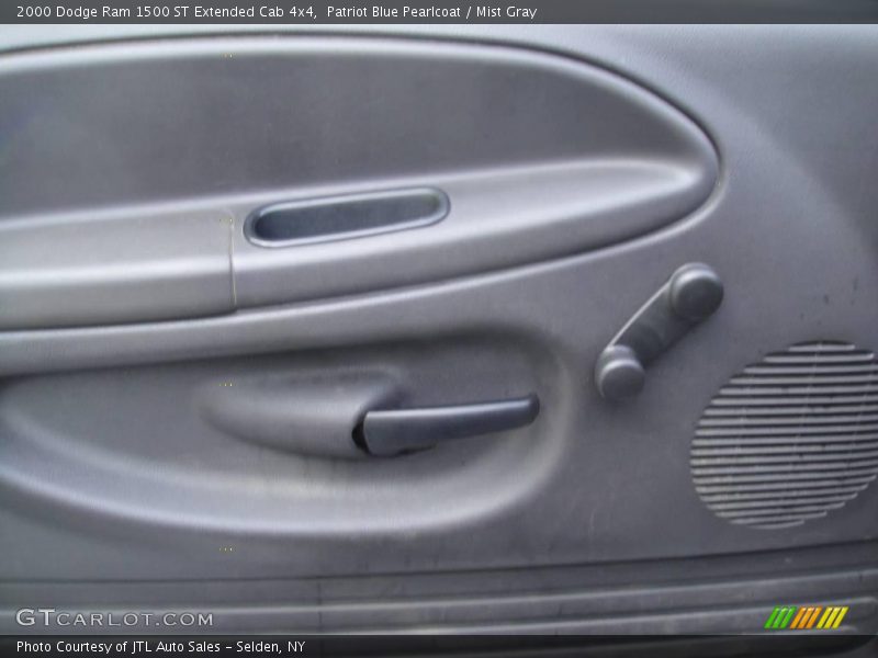 Patriot Blue Pearlcoat / Mist Gray 2000 Dodge Ram 1500 ST Extended Cab 4x4