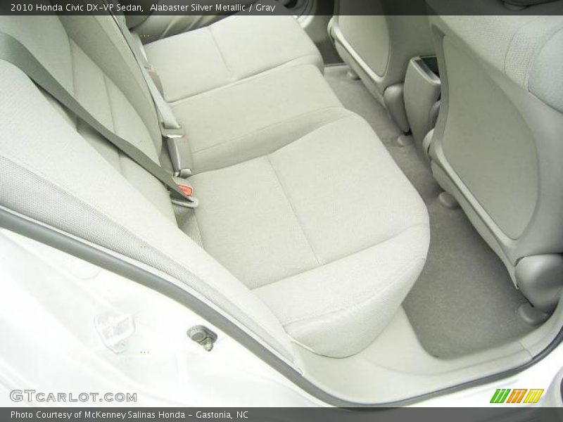 Alabaster Silver Metallic / Gray 2010 Honda Civic DX-VP Sedan