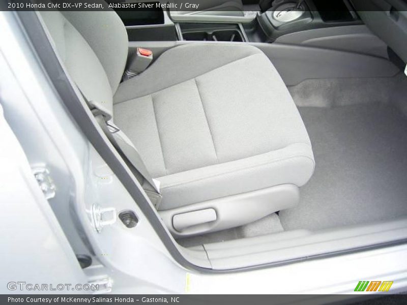 Alabaster Silver Metallic / Gray 2010 Honda Civic DX-VP Sedan