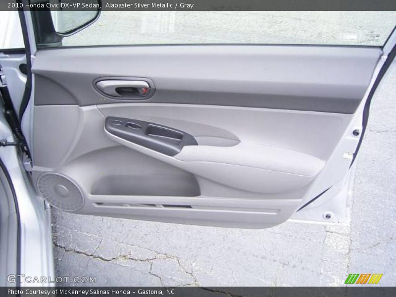 Alabaster Silver Metallic / Gray 2010 Honda Civic DX-VP Sedan