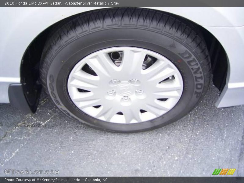 Alabaster Silver Metallic / Gray 2010 Honda Civic DX-VP Sedan