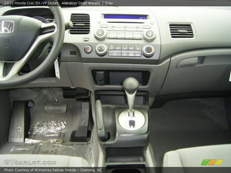 Alabaster Silver Metallic / Gray 2010 Honda Civic DX-VP Sedan