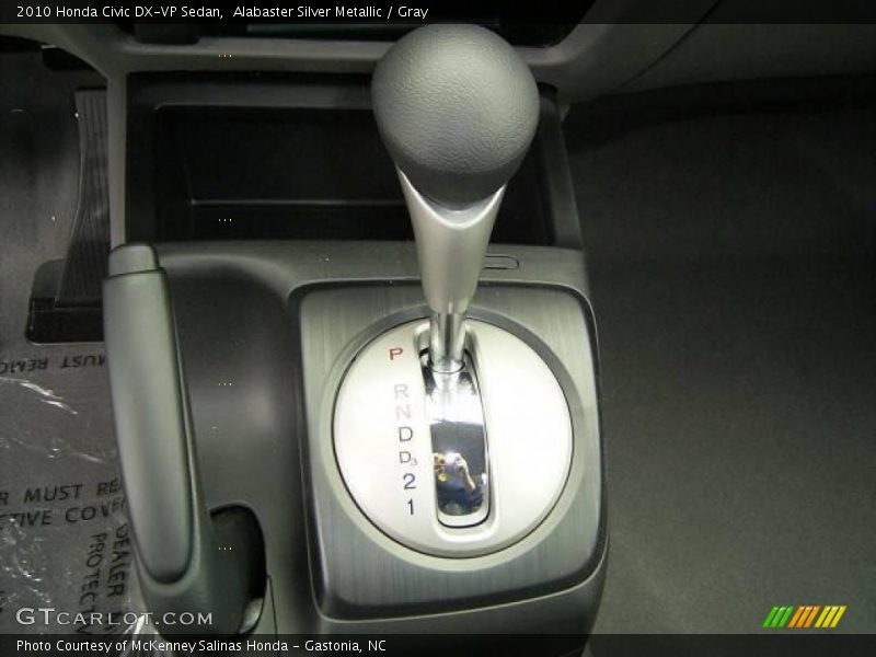 Alabaster Silver Metallic / Gray 2010 Honda Civic DX-VP Sedan