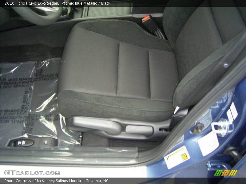 Atomic Blue Metallic / Black 2010 Honda Civic LX-S Sedan