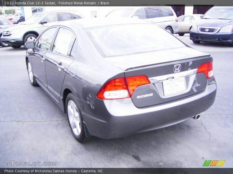 Polished Metal Metallic / Black 2010 Honda Civic LX-S Sedan