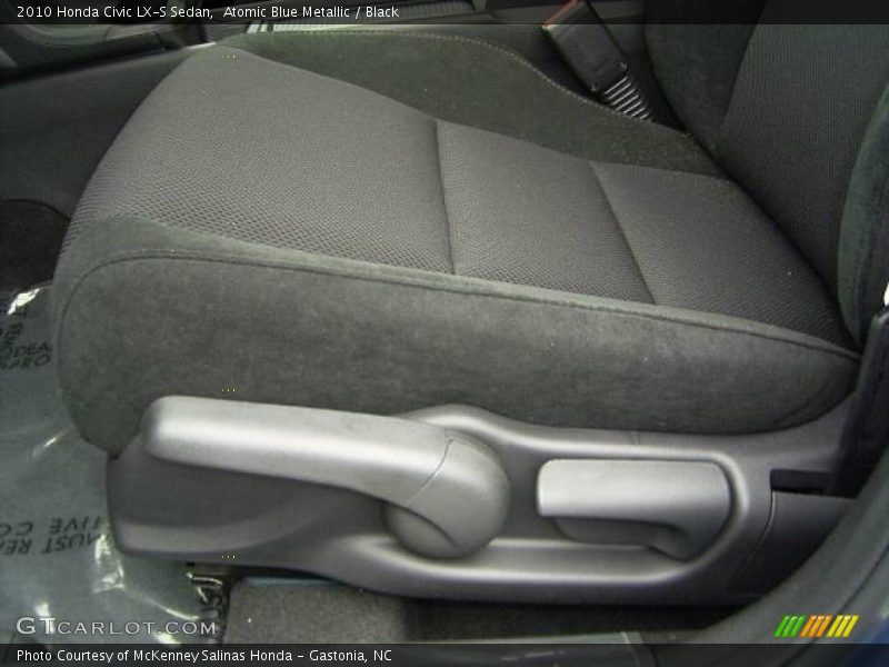 Atomic Blue Metallic / Black 2010 Honda Civic LX-S Sedan