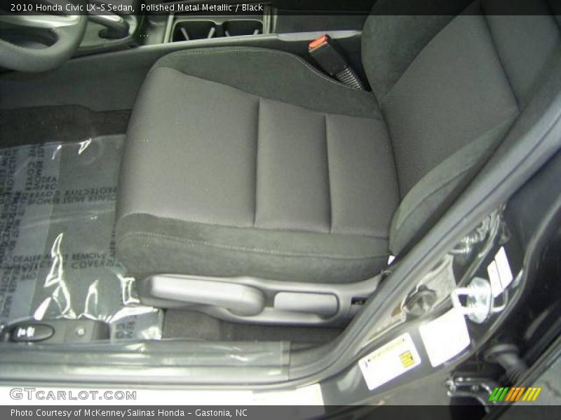 Polished Metal Metallic / Black 2010 Honda Civic LX-S Sedan