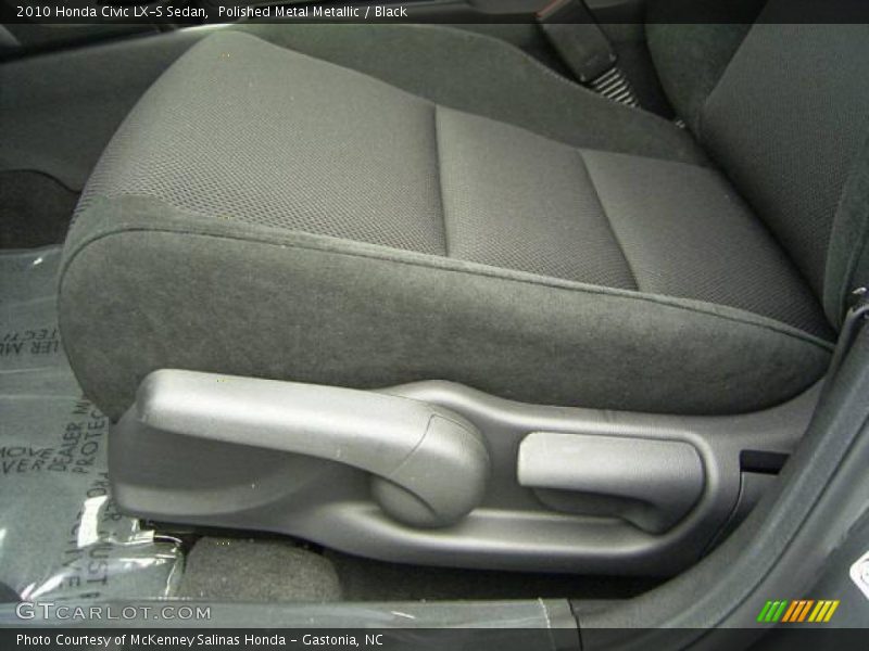 Polished Metal Metallic / Black 2010 Honda Civic LX-S Sedan