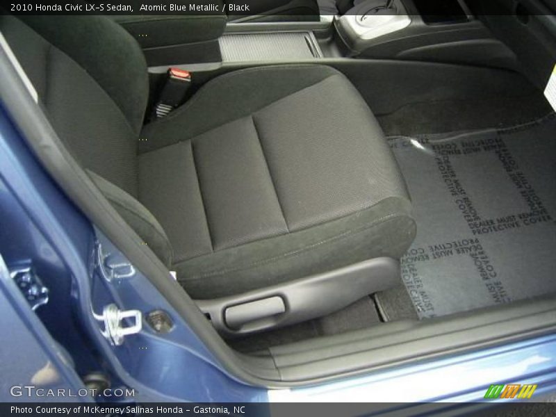 Atomic Blue Metallic / Black 2010 Honda Civic LX-S Sedan
