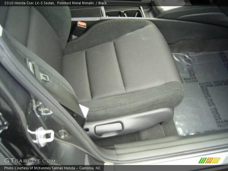 Polished Metal Metallic / Black 2010 Honda Civic LX-S Sedan