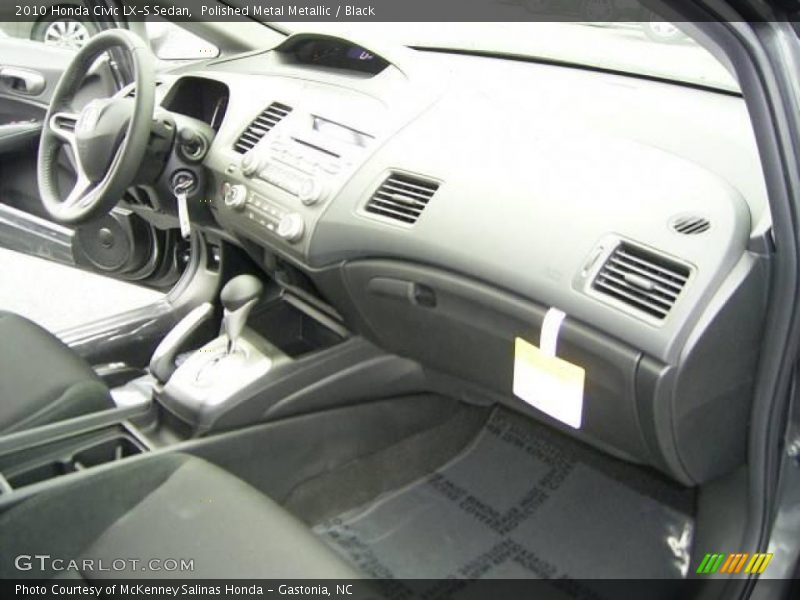 Polished Metal Metallic / Black 2010 Honda Civic LX-S Sedan