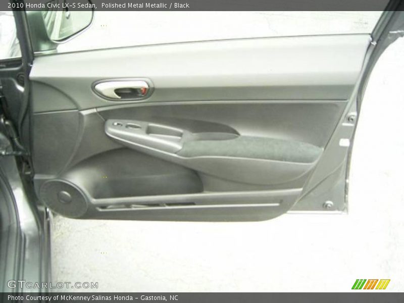 Polished Metal Metallic / Black 2010 Honda Civic LX-S Sedan