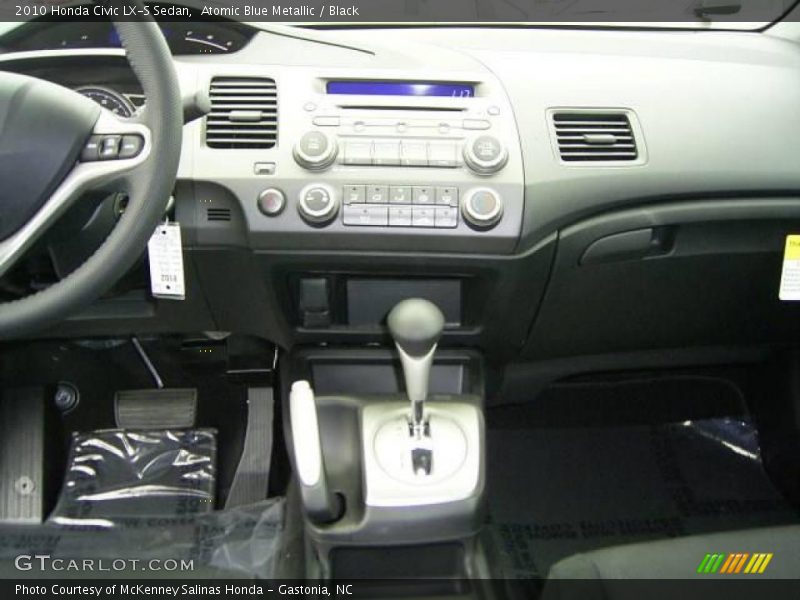 Atomic Blue Metallic / Black 2010 Honda Civic LX-S Sedan