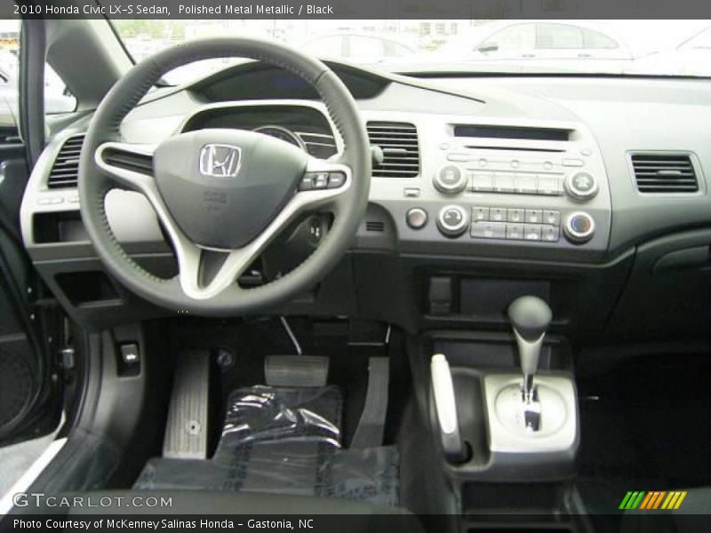 Polished Metal Metallic / Black 2010 Honda Civic LX-S Sedan