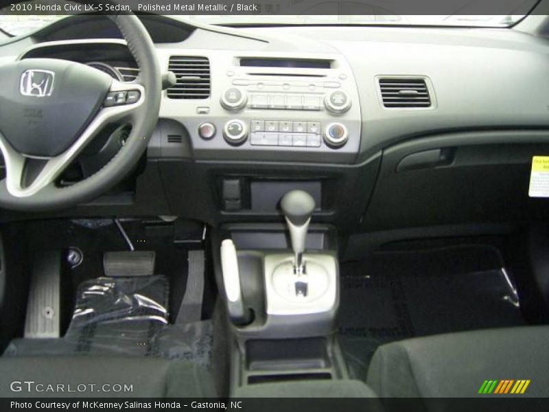 Polished Metal Metallic / Black 2010 Honda Civic LX-S Sedan
