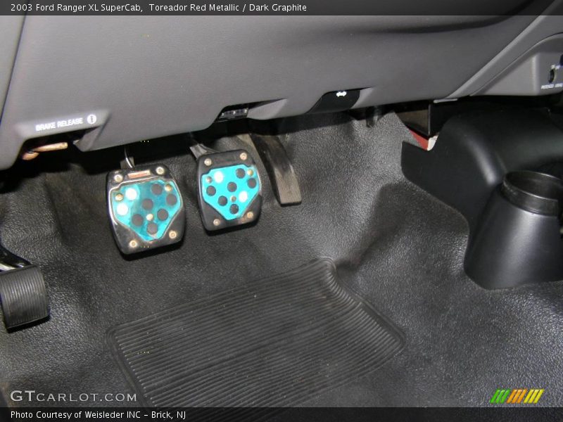 Toreador Red Metallic / Dark Graphite 2003 Ford Ranger XL SuperCab