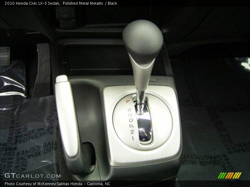 Polished Metal Metallic / Black 2010 Honda Civic LX-S Sedan